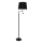 ByRydens - LED állólámpa ORLANDO 1xE27/5W/230V + LED/3W fekete, átmérő 36 cm