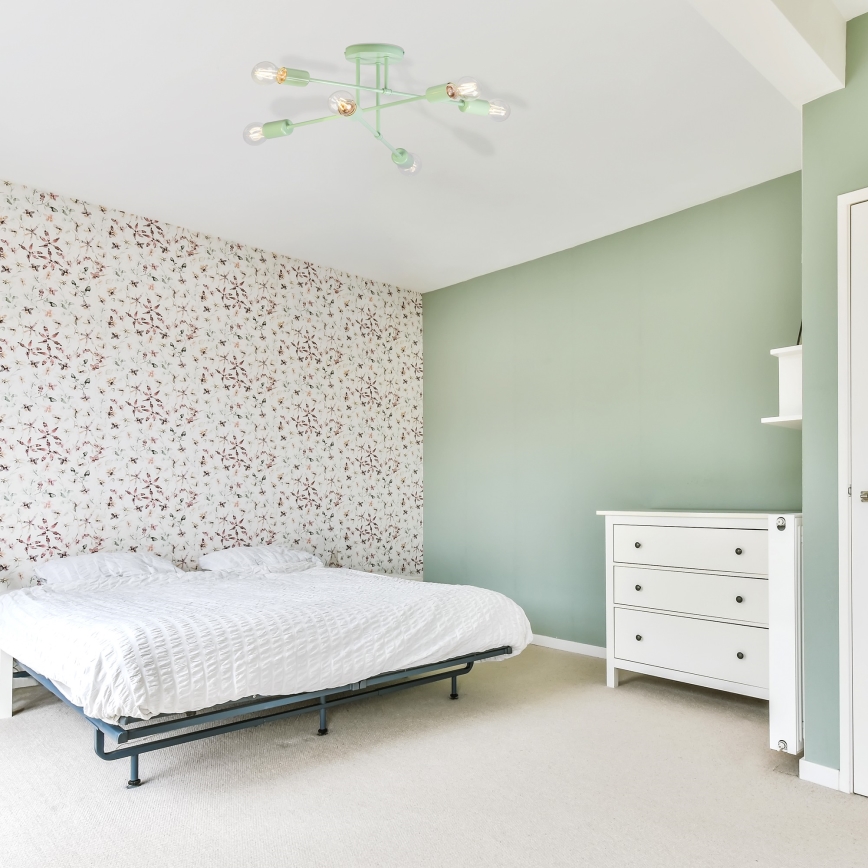 CAMBRIDGE felületre szerelhető csillár 6xE27/15W/230V zöld
