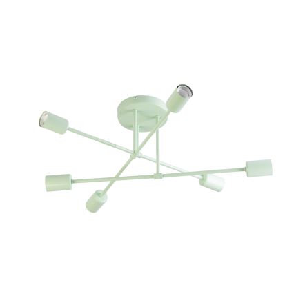 CAMBRIDGE felületre szerelhető csillár 6xE27/15W/230V zöld