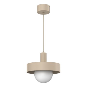 CANAN kábeles függőlámpa, 1xE27/15W/230V, átm. 29 cm, bézs