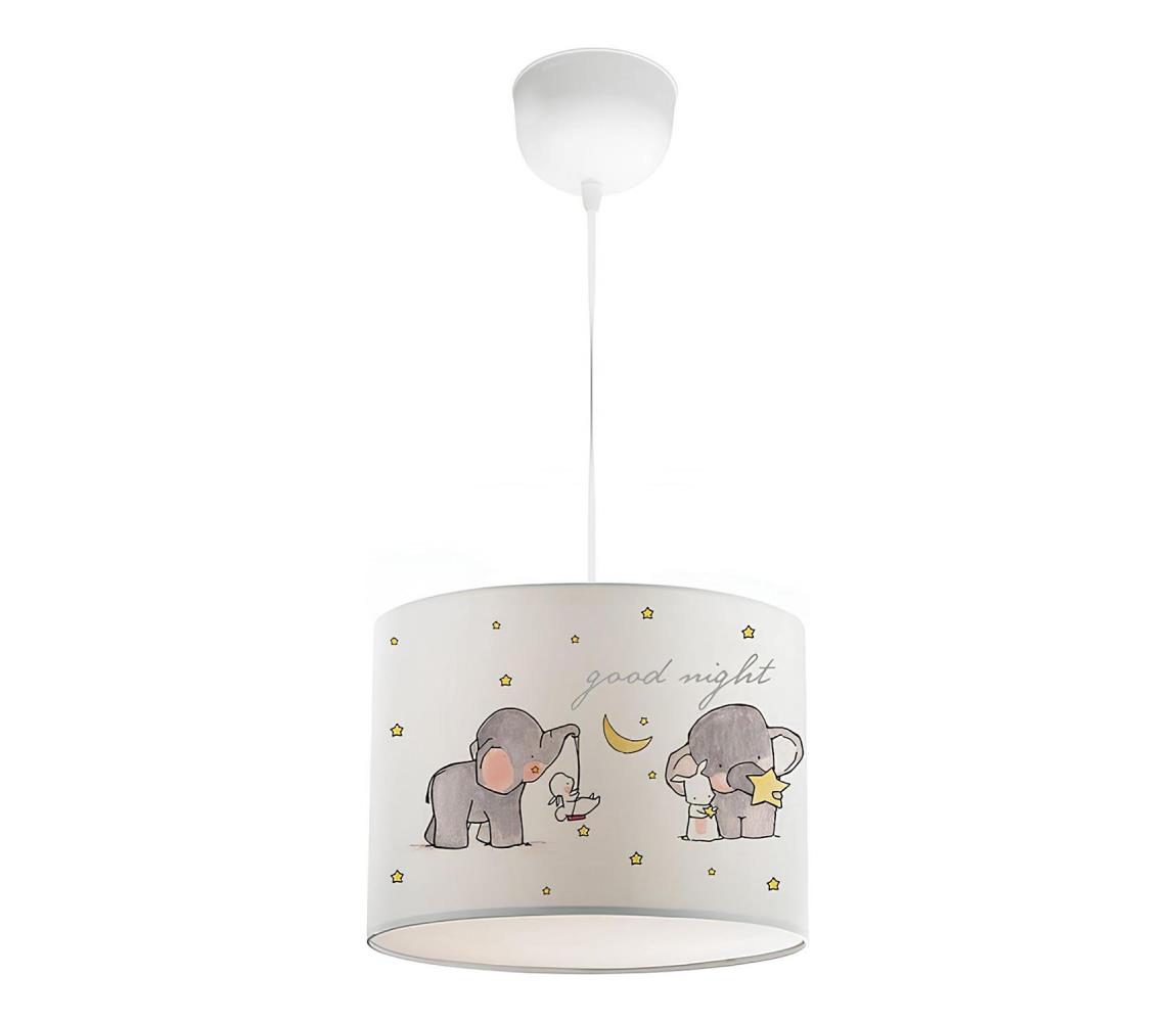 CANDY gyerekszoba csillár 1xE27/40W/230V fehér/bézs 780SGN4655