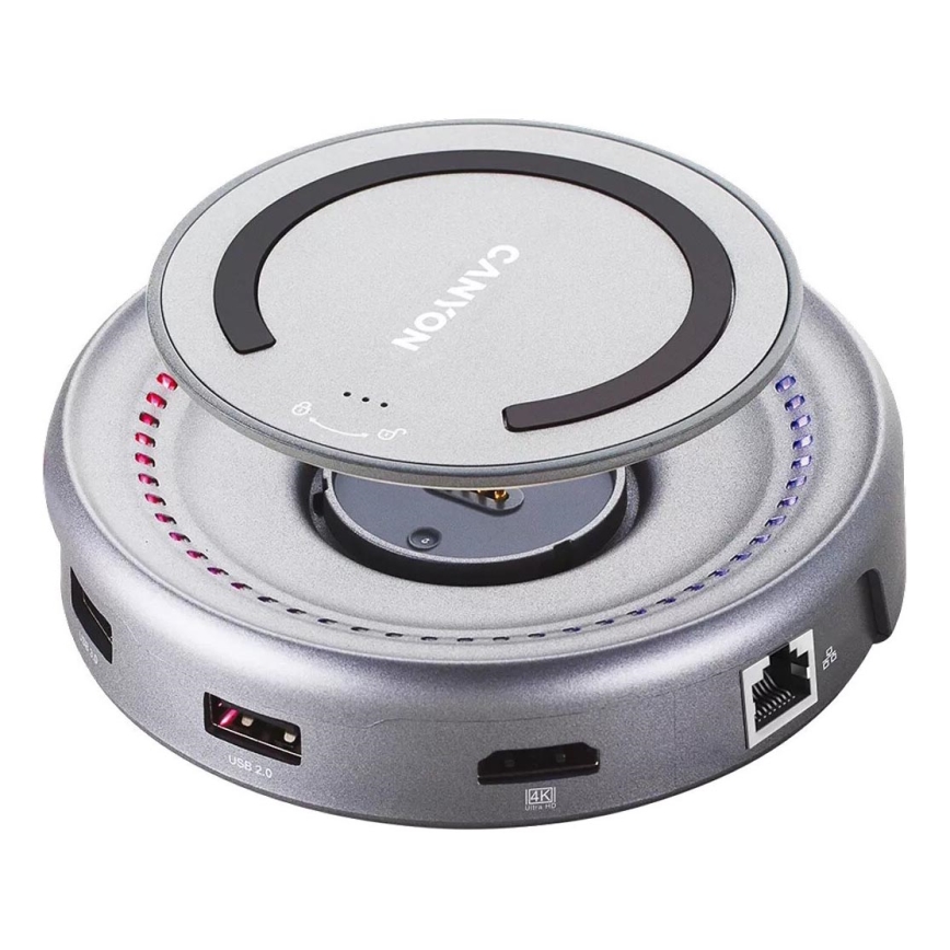 Canyon - Többportos hub töltővel és USB interfésszel