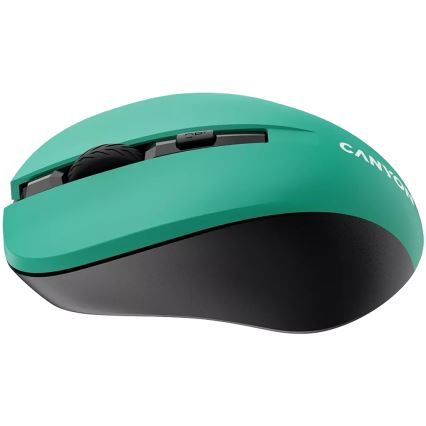 Canyon - Vezeték nélküli egér 800/1000/1200 DPI 2xAAA zöld
