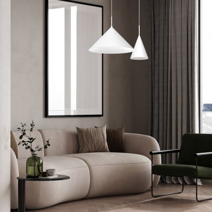 CAPITAL kábelen függesztett csillár 1xGX53/15W/230V, átm. 46 cm, fehér