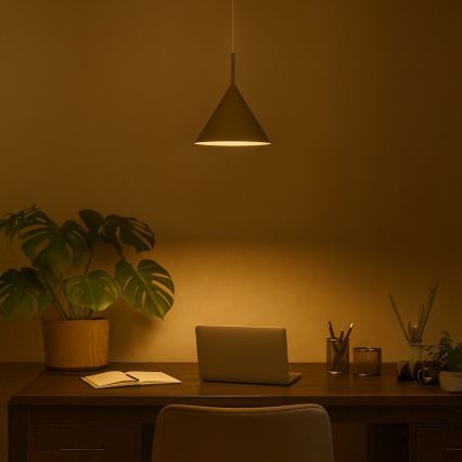 CAPITAL kábeles csillár 1xGX53/15W/230V, átmérő 32 cm, taupe