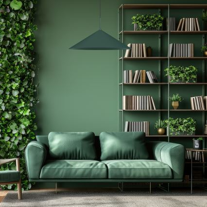 CAPITAL kábeles csillár 1xGX53/15W/230V, átmérő 60 cm, zöld