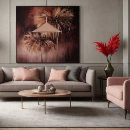 CAPITAL kábeles csillár 1xGX53/15W/230V Ø 60 cm rózsaarany