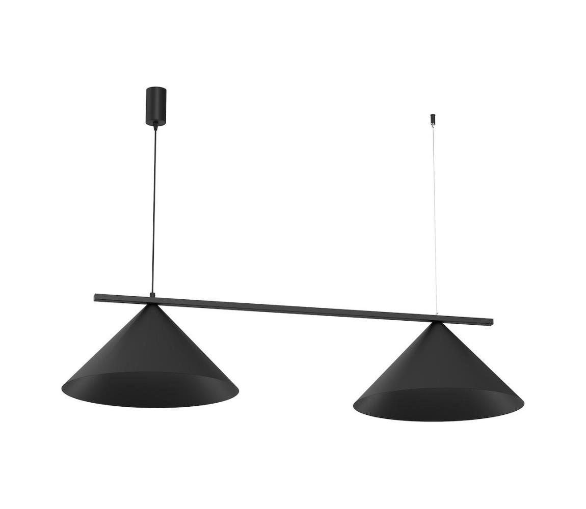 CAPITAL kábeles csillár 2xGX53/15W/230V fekete MLP0942