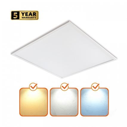 CAPRI LED álmennyezeti panel 25/30/40 W 230 V 3000/4000/5700 K 62x62 cm fehér
