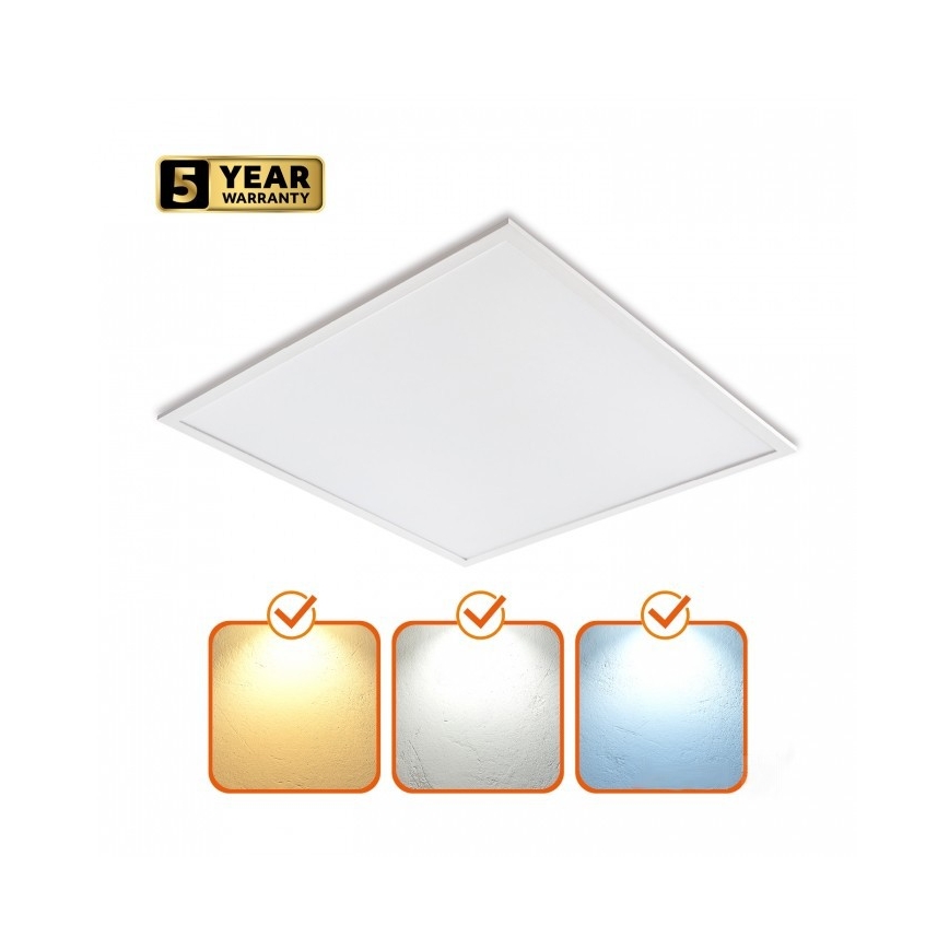 CAPRI LED álmennyezeti panel 25/30/40 W 230 V 3000/4000/5700 K 62x62 cm fehér