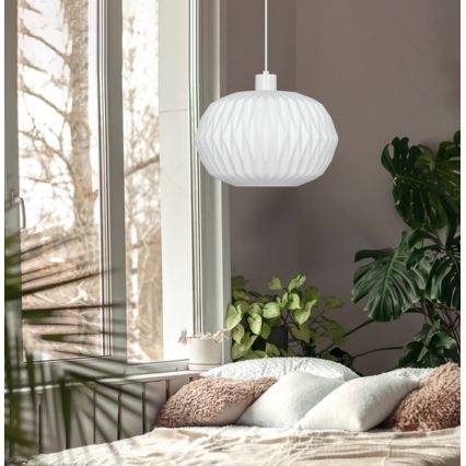 CARSON kábeles függőlámpa 1xE27/40W/230V, fehér