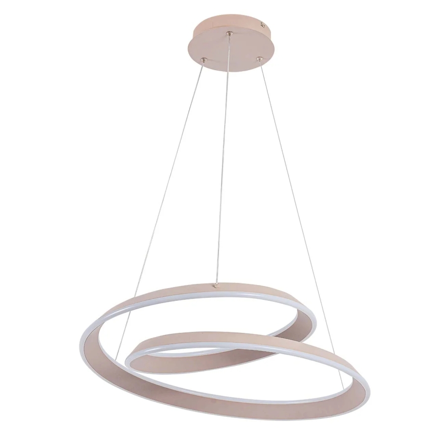 CASHMERE LED kábeles függőlámpa, 75 W/230 V, átmérő 60 cm, fehér