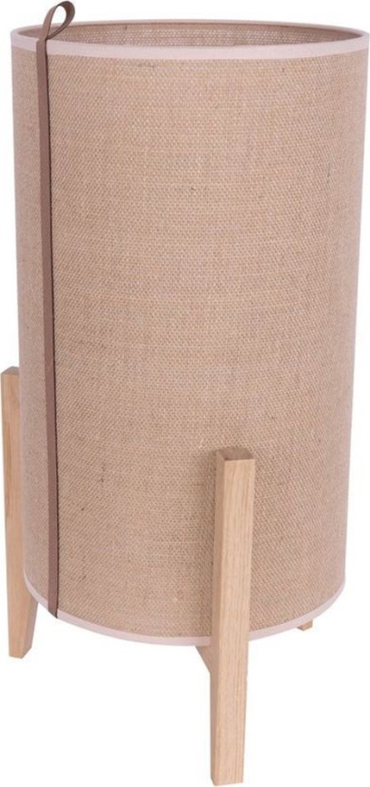 CASIOPEA asztali lámpa 1xE27/40W/230V, 50 cm, tölgy