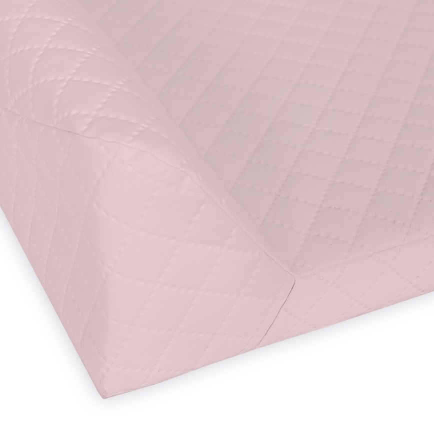 CebaBaby - Pelenkázó alátét rögzített lappal kétoldalú COMFORT 50x70 cm rózsaszín