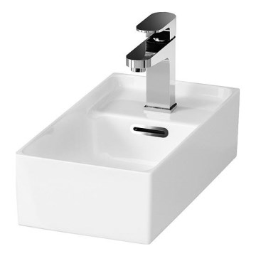 Cersanit K114-004 - CREA 22x40 cm-es mosdó kerámia/fényes fehér, pult alá szerelhető