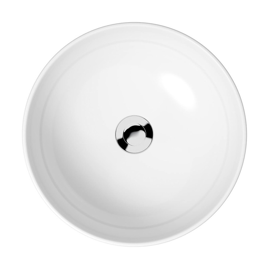 Cersanit K116-048 - MODUO mosdó 40 cm átmérőjű, kerámia/fényes fehér, pultba építhető