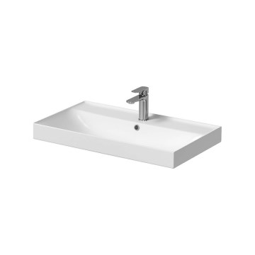 Cersanit K120-010 - Beépíthető mosdó LARGA 46x80,5 cm kerámia/fényes fehér