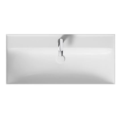 Cersanit K120-011 - LARGA beépíthető mosdó 46x100 cm, kerámia, fényes fehér