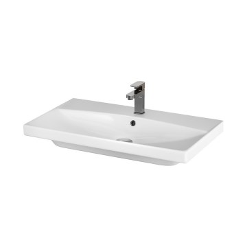 Cersanit K35-061 - Beépített mosdó CITY 45,5x80,5 cm kerámia/fényes fehér