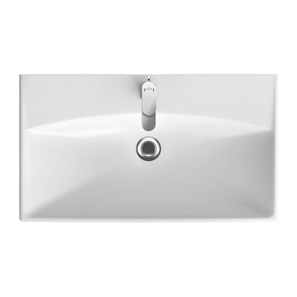Cersanit K35-061 - Beépített mosdó CITY 45,5x80,5 cm kerámia/fényes fehér