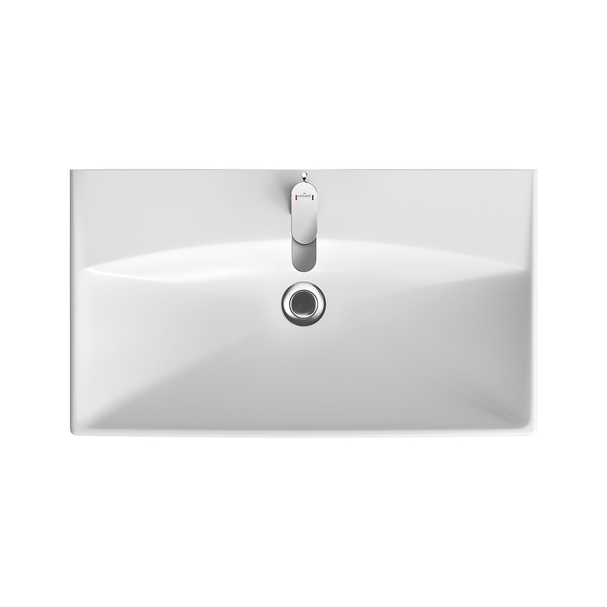 Cersanit K35-061 - Beépített mosdó CITY 45,5x80,5 cm kerámia/fényes fehér