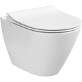 Cersanit K701-104 - Fali WC ülőkével CITY OVAL kerámia/fehér