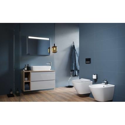 Cersanit K701-104 - Fali WC ülőkével CITY OVAL kerámia/fehér