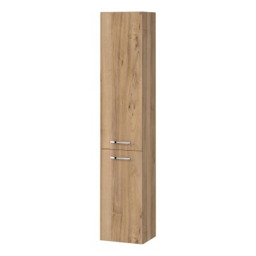 Cersanit S1003-001 - Falra szerelhető NIKO fürdőszobaszekrény 140x30 cm, dió
