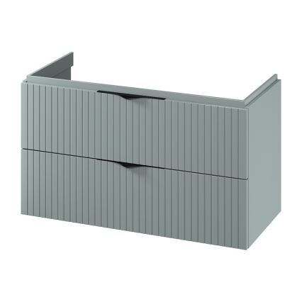 Cersanit S1015-012 - TIRSO 100x45 cm falra szerelhető mosdó alatti szekrény, mentazöld