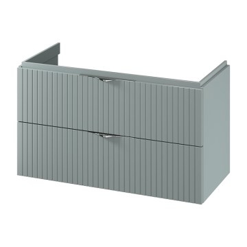 Cersanit S1015-012 - TIRSO 100x45 cm falra szerelhető mosdó alatti szekrény, mentazöld