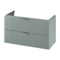 Cersanit S1015-012 - TIRSO függesztett mosdószekrény 100x55x45 cm menta