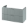 Cersanit S1015-012 - TIRSO függesztett mosdószekrény 100x55x45 cm menta
