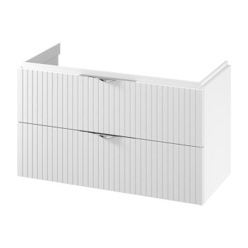 Cersanit S1015-014  - Fali fürdőszobai mosdó alatti szekrény TIRSO 100x55x45 cm fehér