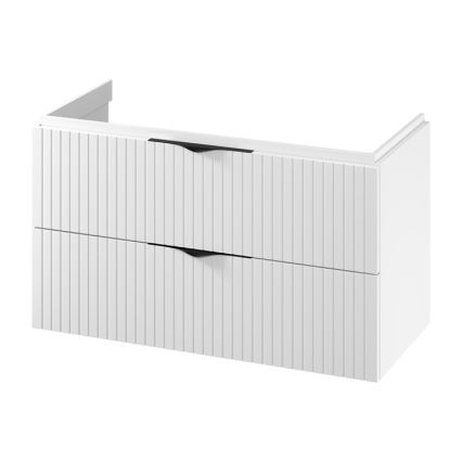 Cersanit S1015-014  - Fali fürdőszobai mosdó alatti szekrény TIRSO 100x55x45 cm fehér