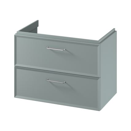Cersanit S1017-004 - Függesztett mosdó alatti fürdőszobaszekrény MILLE 80x55x45 cm mentazöld