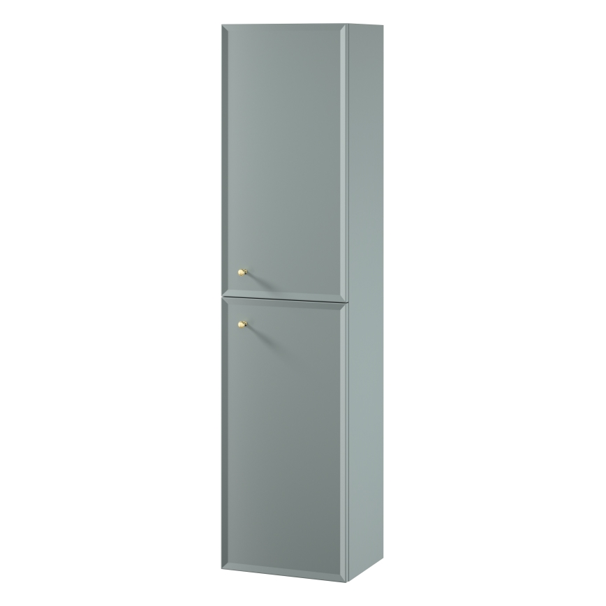 Cersanit S1021-012 - Fali fürdőszobaszekrény MILLE 40x160x30 cm, menta