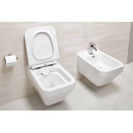 Cersanit S701-213-ECO - Függesztett WC CREA ülőkével kerámia/fehér