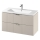 Cersanit S801-548 - TIRSO 100x45 cm falra szerelhető fürdőszobai szekrény mosdóval, bézs