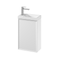 Cersanit S801-568 - MILLE 40x22 cm falra szerelhető fürdőszobai szekrény mosdóval, fehér
