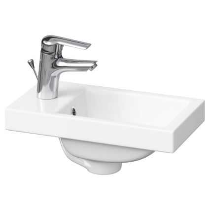 Cersanit S801-568 - MILLE 40x22 cm falra szerelhető fürdőszobai szekrény mosdóval, fehér
