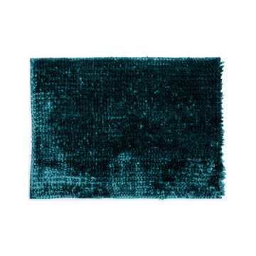 CHENILLE csúszásgátló fürdőszobai lábtörlő 50x80 cm türkiz