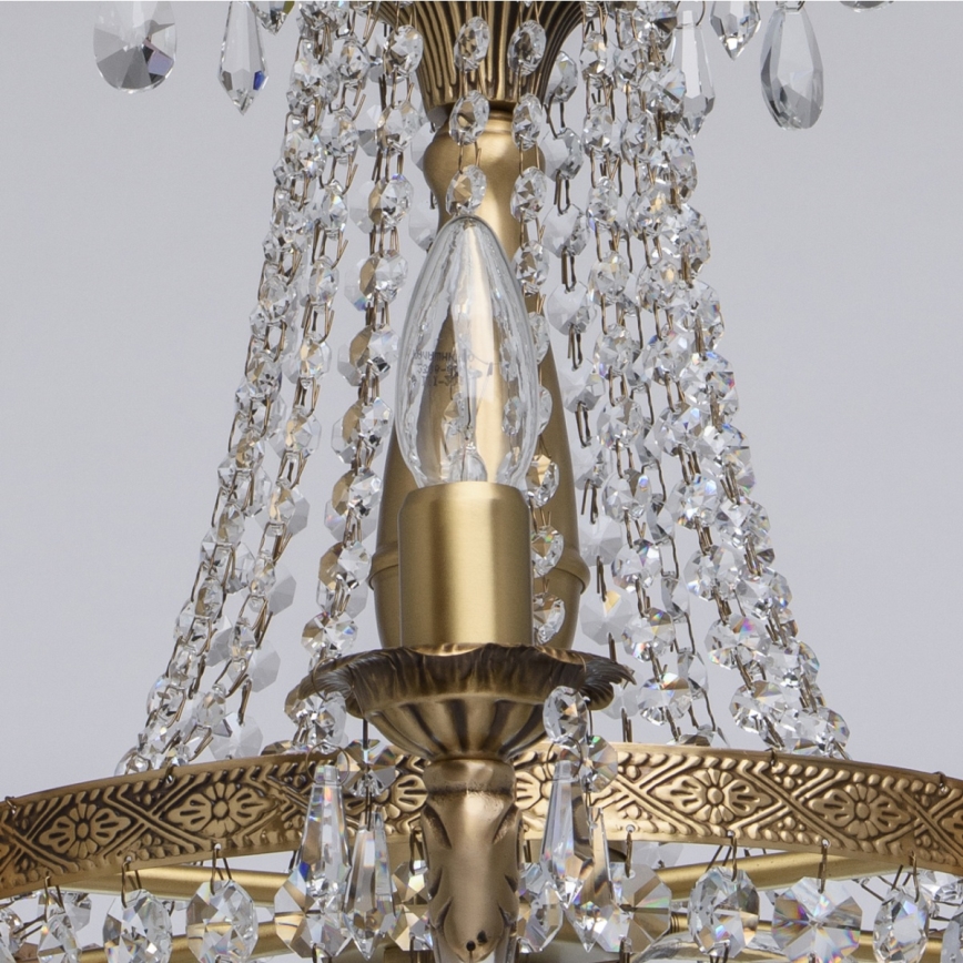 CHIARO - Kristály csillár láncon ISABELLA 8xE14/60W/230V