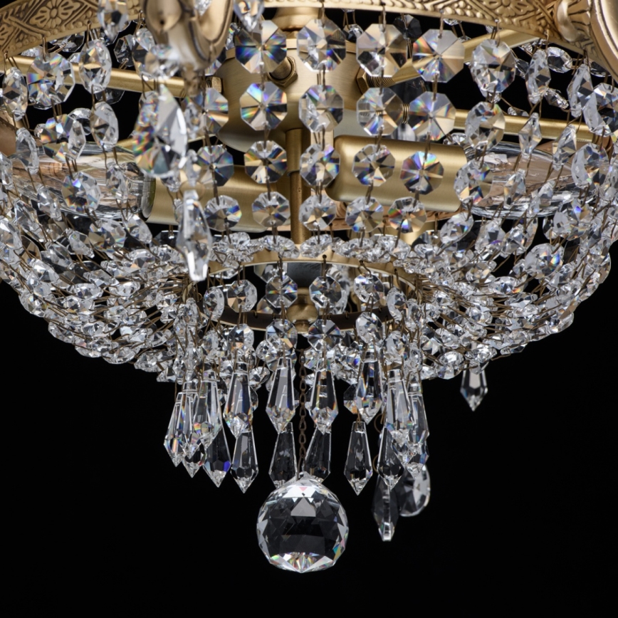 CHIARO - Kristály csillár láncon ISABELLA 8xE14/60W/230V