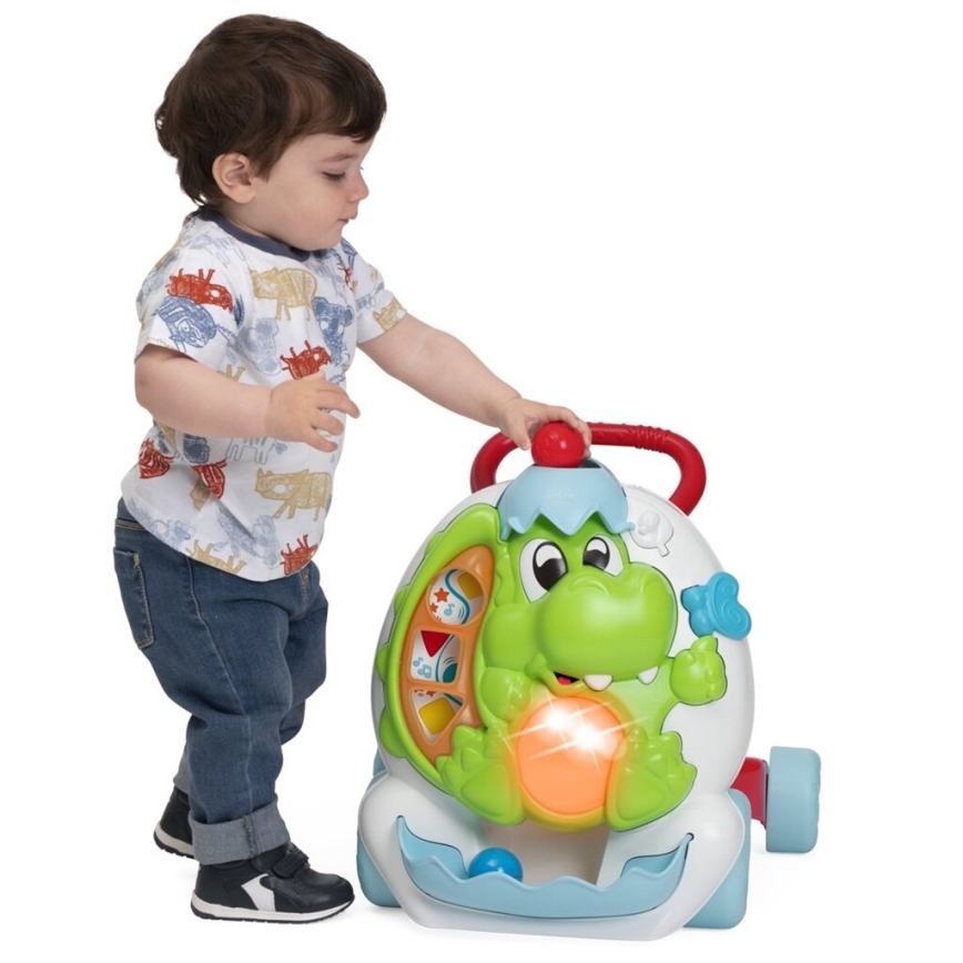 Chicco - 2 az 1-ben járóka aktivitásokkal és hanggal DINO 2xAA