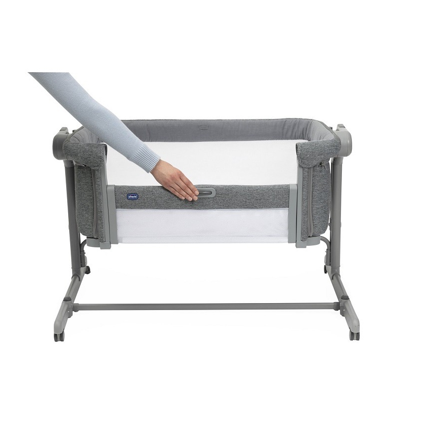 Chicco - Gyerekágy 2 az 1-ben NEXT2ME MAGIC EVO sötétszürke