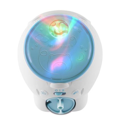 Chicco - Gyerek projektor 2 az 1-ben POLÁRMACI 3xAA kék