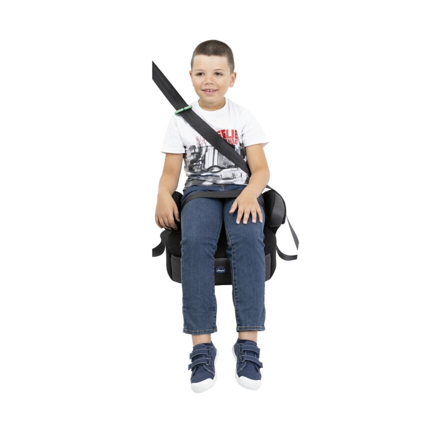 Chicco - Autó ülésmagasító QUASAR FIX i-Méret (126-150 cm) fekete/szürke