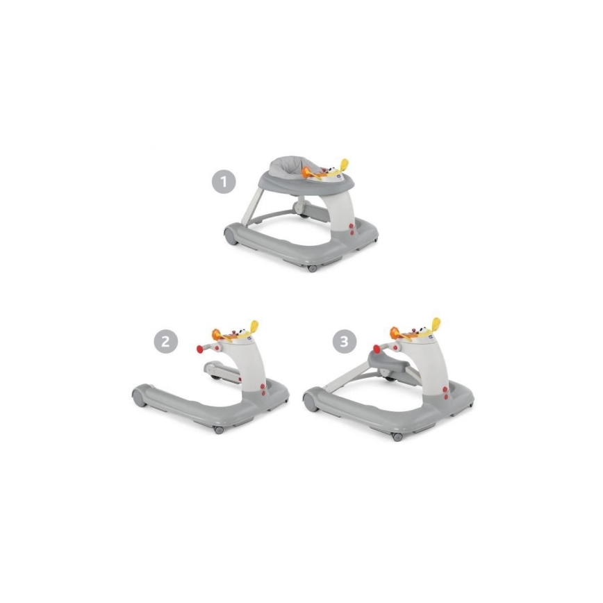 Chicco - Baba járóka 1-2-3 szürke
