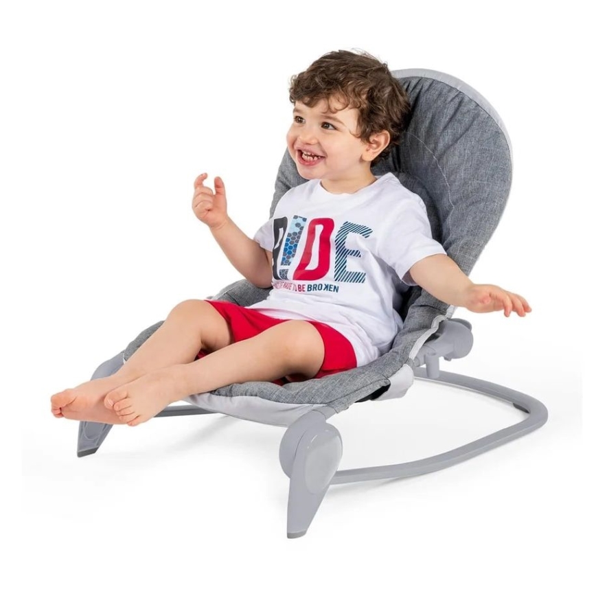 Chicco - Baba ringató HOOPLA szürke/fehér
