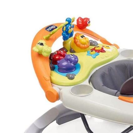 Chicco - Babajáróka WALKY TALKY 2xAA szürke